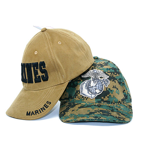 Marines EGA Low Profile Woodland Digital Camo Cap – SPARTAN COVERS