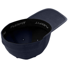 Load image into Gallery viewer, Two Color EGA Embroidered USMC Light Distress Navy FlexFit Hat