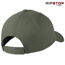 Load image into Gallery viewer, Ripstop Old School OD Green Hat (Captain&#39;s Special)