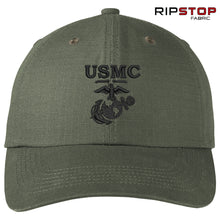 Load image into Gallery viewer, Ripstop Old School OD Green Hat (Captain&#39;s Special)