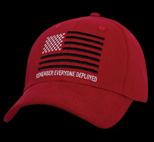 Load image into Gallery viewer, R.E.D. (Remember Everyone Deployed) Low Profile Cap