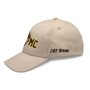 Gold Outlined USMC & EGA Twill Hat - Tan - Marine Corps Direct