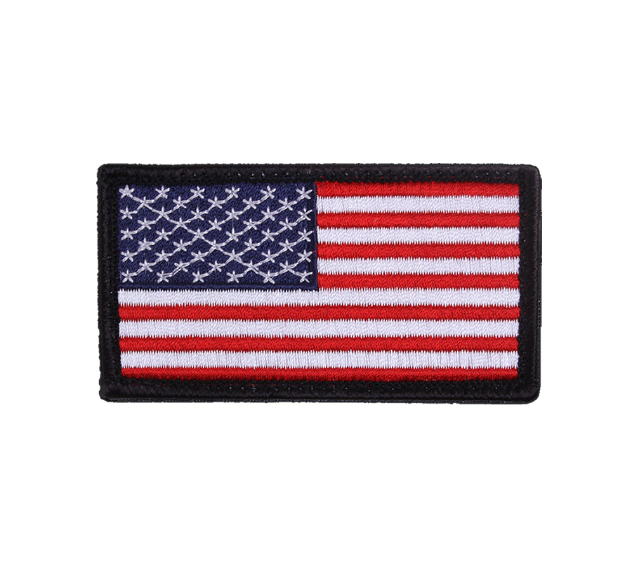 American Flag Hat Patch Red/White/Blue Black