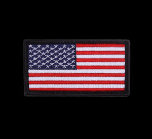 American Flag Hat Patch Red/White/Blue Black