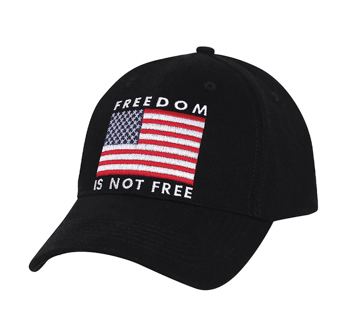 Freedom Is Not Free Patriotic Low Profile Cap