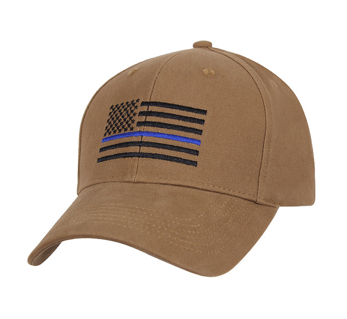 Thin Blue Line Coyote Brown Cap