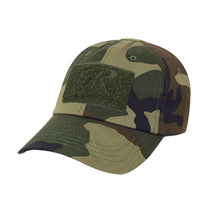 Load image into Gallery viewer, Tactical Operator Cap Woodland Camo- Add Your Own Patch