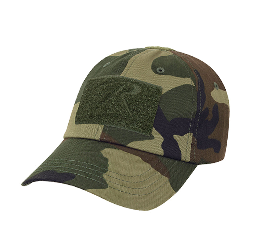 Tactical Operator Cap Woodland Camo- Add Your Own Patch