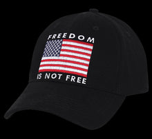 Load image into Gallery viewer, Freedom Is Not Free Patriotic Low Profile Cap